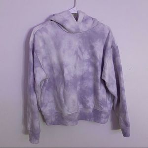 A New Day Purple Cropped Hoodie